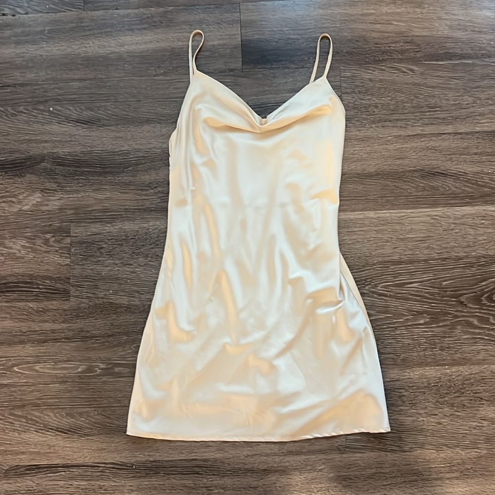 Alter’d State Elegant Cream Slip Dress